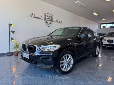 BMW X4 X4 Xdrive20d 190cv Auto Full Led Navi Tagliandi Nero usata Giugliano in Campania