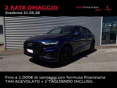 Audi Q8 50 TDI MHEV TIPTRONIC QUATTRO SPORT Blu/Azzurro usata San Fior