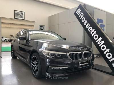 BMW Serie 5 520d d xDrive Touring Business Nero usata Spresiano