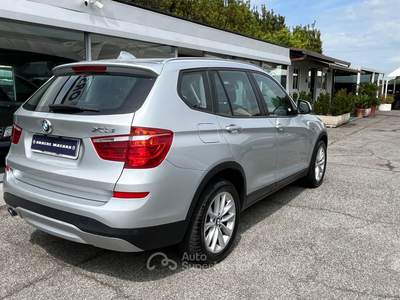 BMW X3 TAGLIANDI UFFICIALI Argento usata Roma