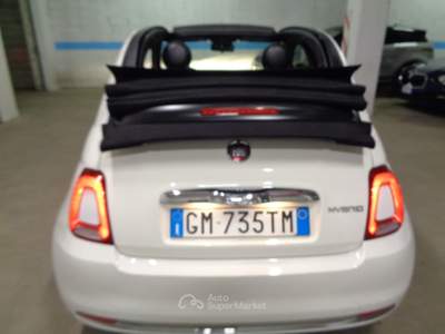 Fiat 500 C 1.0 Hybrid Dolcevita cabriolet Bianco usata Torino