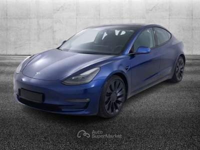 Tesla Model 3 Long Range Performance AWD Blu/Azzurro usata Pieve di Cento