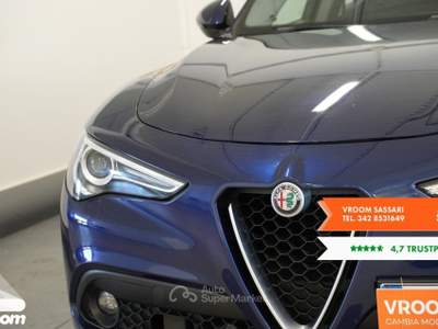 Alfa Romeo Stelvio Stelvio 2.2 Turbodiesel 180 CV AT8 Q4 Business Blu/Azzurro usata Chilivani