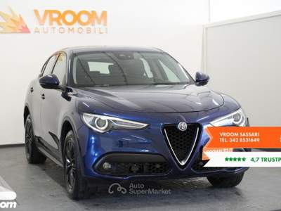 Alfa Romeo Stelvio Stelvio 2.2 Turbodiesel 180 CV AT8 Q4 Business Blu/Azzurro usata Chilivani