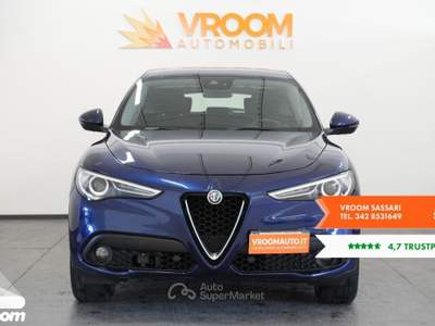 Alfa Romeo Stelvio Stelvio 2.2 Turbodiesel 180 CV AT8 Q4 Business Blu/Azzurro usata Chilivani