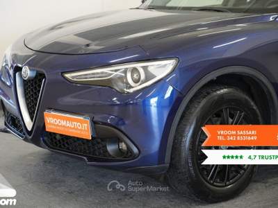 Alfa Romeo Stelvio Stelvio 2.2 Turbodiesel 180 CV AT8 Q4 Business Blu/Azzurro usata Chilivani