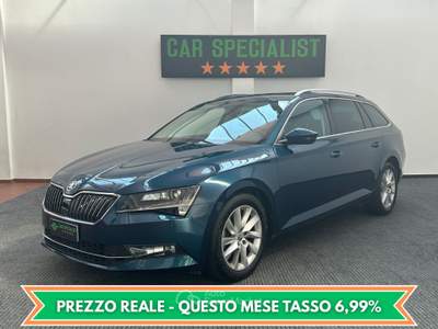 Skoda Superb 2.0 tdi Style 150cv dsg LED|CARPLAY|NAVI|17' Blu/Azzurro usata Como