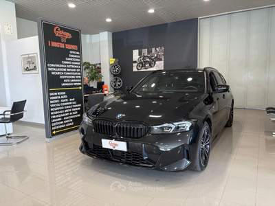 BMW Serie 3 320d 320d mhev 48V MSport auto Nero usata Romano Canavese