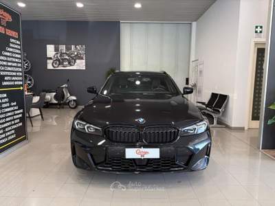BMW Serie 3 320d 320d mhev 48V MSport auto Nero usata Romano Canavese