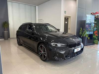 BMW Serie 3 320d 320d mhev 48V MSport auto Nero usata Romano Canavese