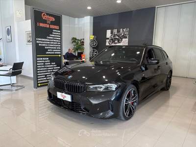 BMW Serie 3 320d 320d mhev 48V MSport auto Nero usata Romano Canavese