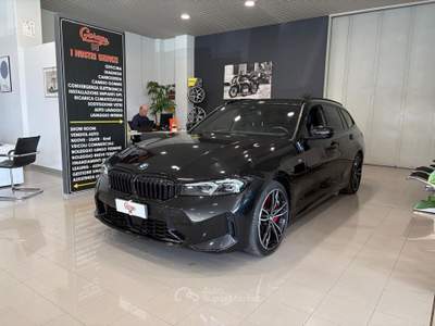 BMW Serie 3 320d 320d mhev 48V MSport auto Nero usata Romano Canavese