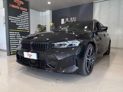 BMW Serie 3 320d 320d mhev 48V MSport auto Nero usata Romano Canavese