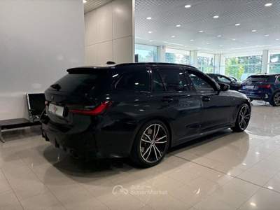 BMW Serie 3 320d 320d mhev 48V MSport auto Nero usata Romano Canavese
