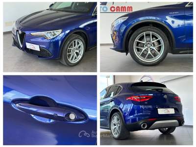 Alfa Romeo Stelvio 2.0 Turbo 200 cv AT8 Q4 SUPER MY21 Blu/Azzurro usata Cesano Maderno