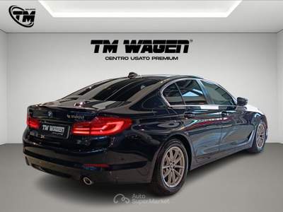 BMW Serie 5 520d  - 520d xdrive business Blu/Azzurro usata Firenze