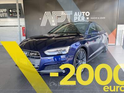 Audi A5 A5 Sportback 40 2.0 tdi quattro 190cv s-tronic Blu/Azzurro usata Napoli