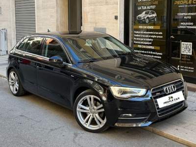 Audi A3 S tronic Ambition Nero usata Bari