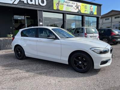 BMW Serie 1 116d 116d 5p. Advantage NEOPATENTATI Bianco usata Cerea