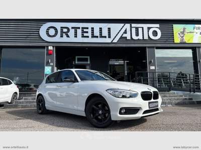 BMW Serie 1 116d 116d 5p. Advantage NEOPATENTATI Bianco usata Cerea