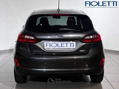 Ford Fiesta 7ª SERIE 1.1 75 CV GPL 5 PORTE TITANIUM Nero usata Manerbio