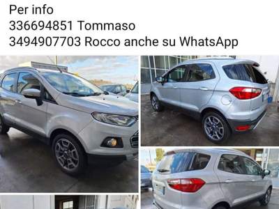 Ford EcoSport Ford ecosport 1.5 tdci 95cv titanium Argento usata Mirabella Eclano