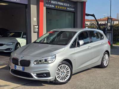 BMW Serie 2 218d 216 d Active Tourer Luxury Automatica Pelle Navi LED + Argento usata Rezzato