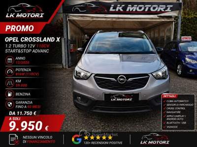Opel Crossland Crossland X 1.2 Turbo 12V 110 CV Start&Stop Advance Grigio usata Ferrara