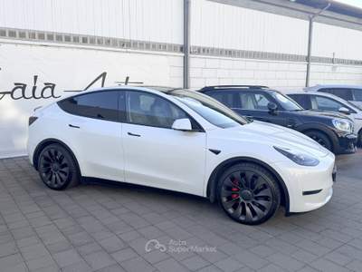 Tesla Model Y Dual Motor 533 CV AWD Bianco usata Roma