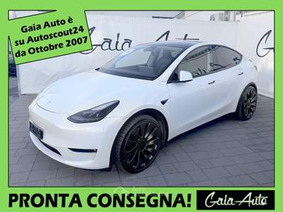 Tesla Model Y Dual Motor 533 CV AWD Bianco usata Roma