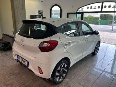 Hyundai i10 1.0 mpi Connectline 63cv KM0 Bianco usata Caravaggio