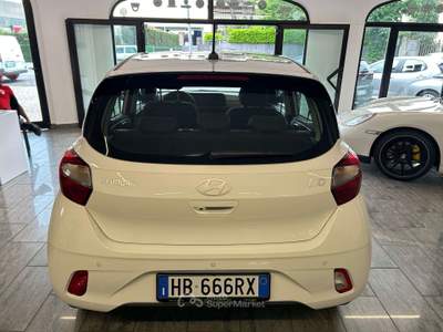 Hyundai i10 1.0 mpi Connectline 63cv KM0 Bianco usata Caravaggio