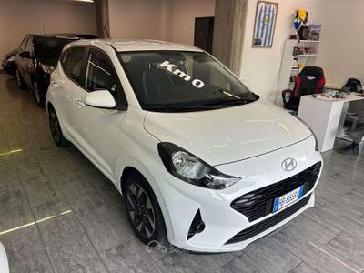 Hyundai i10 1.0 mpi Connectline 63cv KM0 Bianco usata Caravaggio