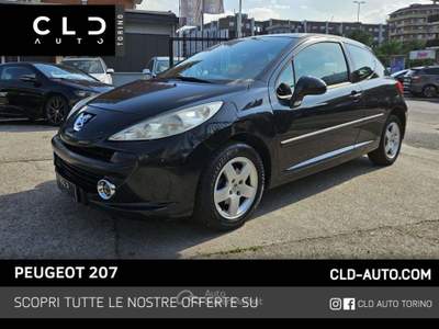 Peugeot 207 207 3p 1.4 16v One-Line Nero usata Torino
