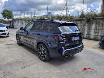 BMW X3 xdrive20d mhev 48V Msport auto Nero usata Corciano