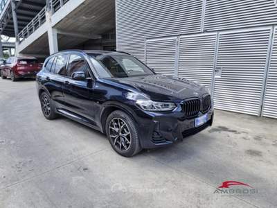 BMW X3 xdrive20d mhev 48V Msport auto Nero usata Corciano