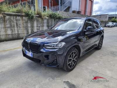 BMW X3 xdrive20d mhev 48V Msport auto Nero usata Corciano