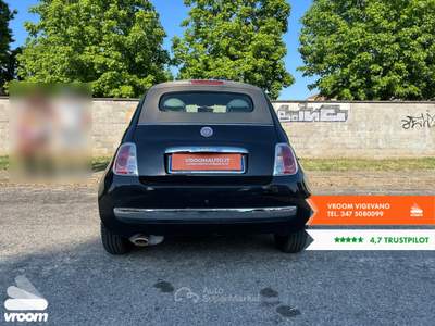 Fiat 500 500 C 1.2 Lounge Nero usata Vigevano