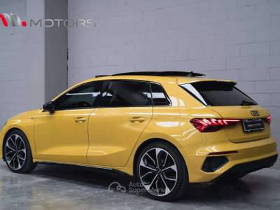 Audi A3 SPB Sportback 35 TDI S line Edition S-tronic | LED MATRIX Giallo usata Brescia