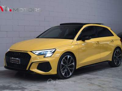 Audi A3 SPB Sportback 35 TDI S line Edition S-tronic | LED MATRIX Giallo usata Brescia