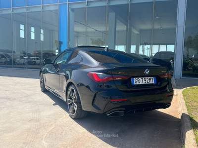 BMW Serie 4 440i M440i 48V xDrive Coupé - anticipo €11400 noleggio no scoring Nero usata Gela