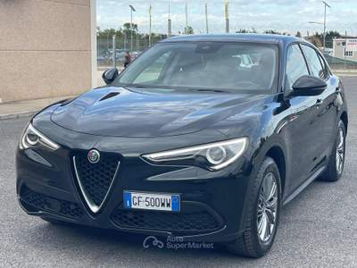 Alfa Romeo Stelvio 2.2 TDs 190CV AT8 Q4 Super Bus Senza Finanziamento Nero usata Fiumicino