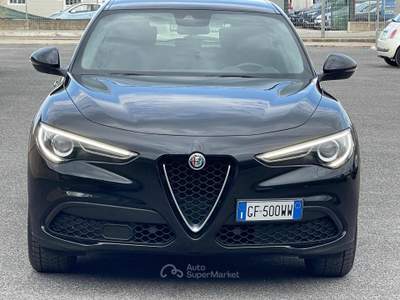 Alfa Romeo Stelvio 2.2 TDs 190CV AT8 Q4 Super Bus Senza Finanziamento Nero usata Fiumicino