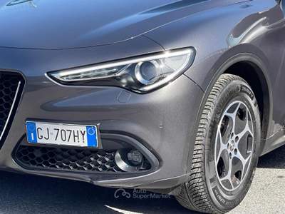 Alfa Romeo Stelvio 2.2 TDs 190 CV AT8 Q4 Super Bus No Finanziamento Grigio usata Fiumicino