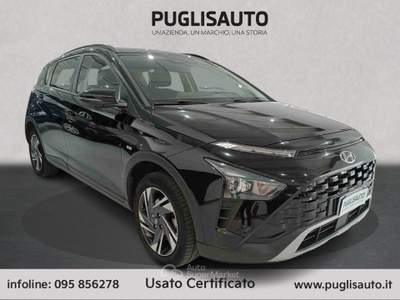 Hyundai Bayon 1.0 T-GDI Hybrid 48V iMT XLine Nero usata BELPASSO