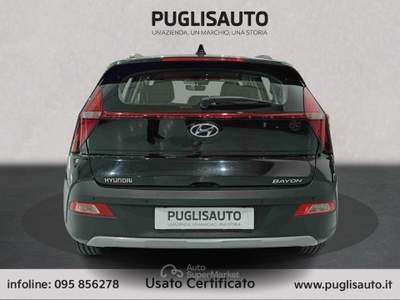 Hyundai Bayon 1.0 T-GDI Hybrid 48V iMT XLine Nero usata BELPASSO