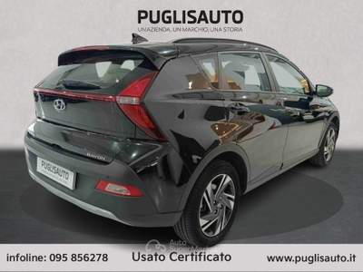 Hyundai Bayon 1.0 T-GDI Hybrid 48V iMT XLine Nero usata BELPASSO