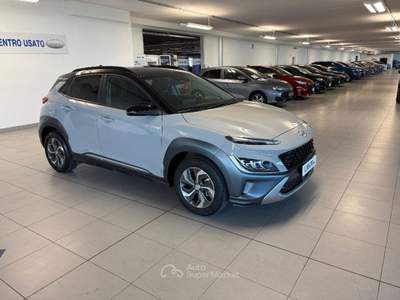 Hyundai Kona HEV 1.6 DCT XLine+ SAFETY PACK 141CV Grigio usata Alba