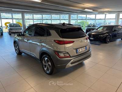Hyundai Kona HEV 1.6 DCT XLine+ SAFETY PACK 141CV Grigio usata Alba