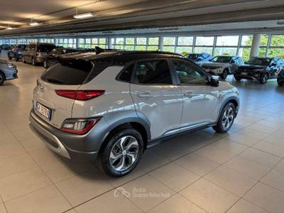 Hyundai Kona HEV 1.6 DCT XLine+ SAFETY PACK 141CV Grigio usata Alba
